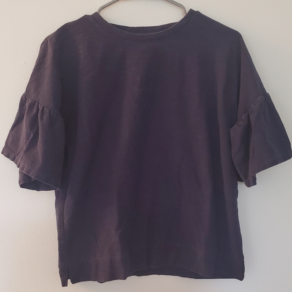 Vineyard Vines Ruffle Sleeve Shirt